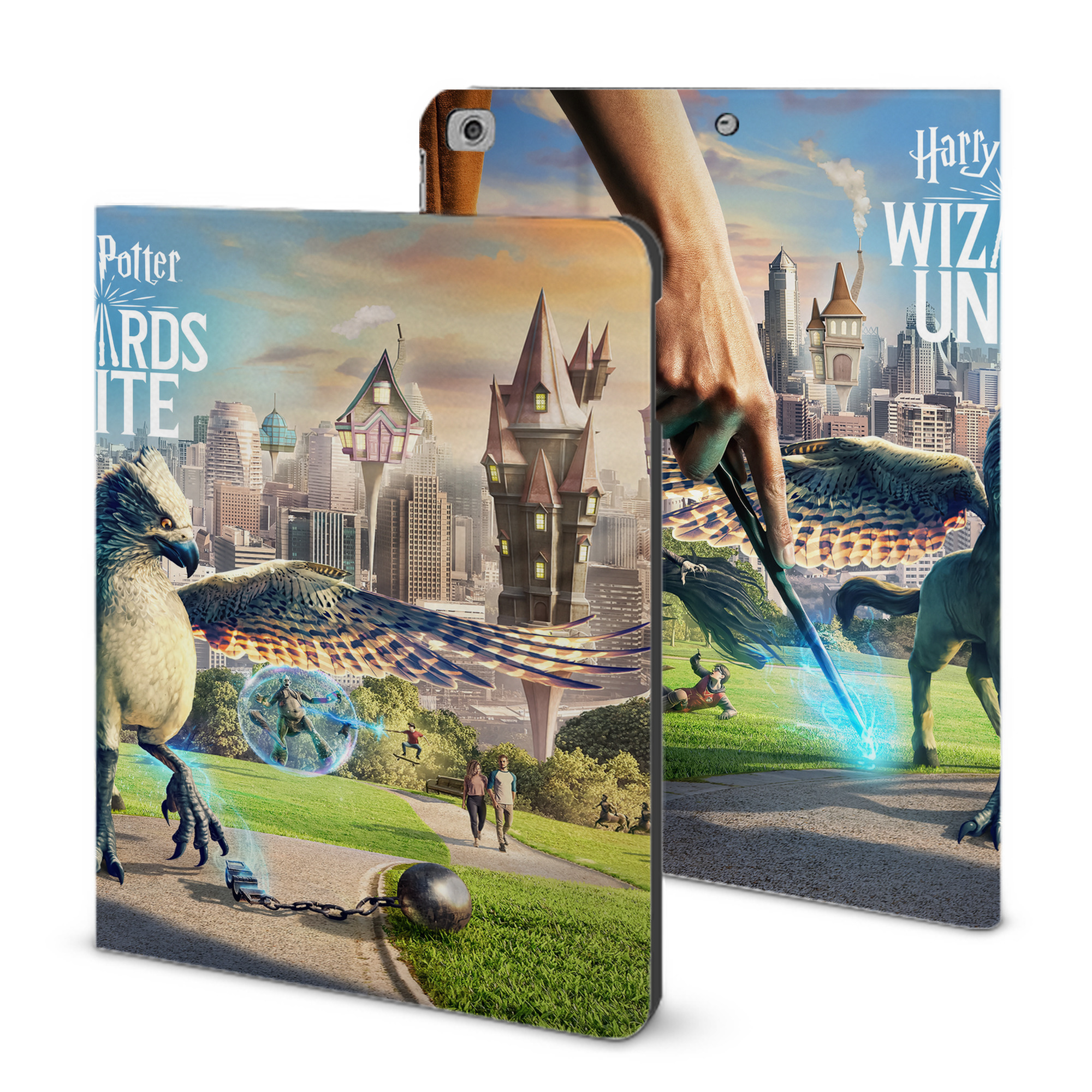（画像用） Harry Potter ハリー・ポッターシリーズ IPad ケース ブック型 PUレザー TPU 耐衝撃 軽量 薄型 ペン収納なし 全面保護 IPad 各モデル対応